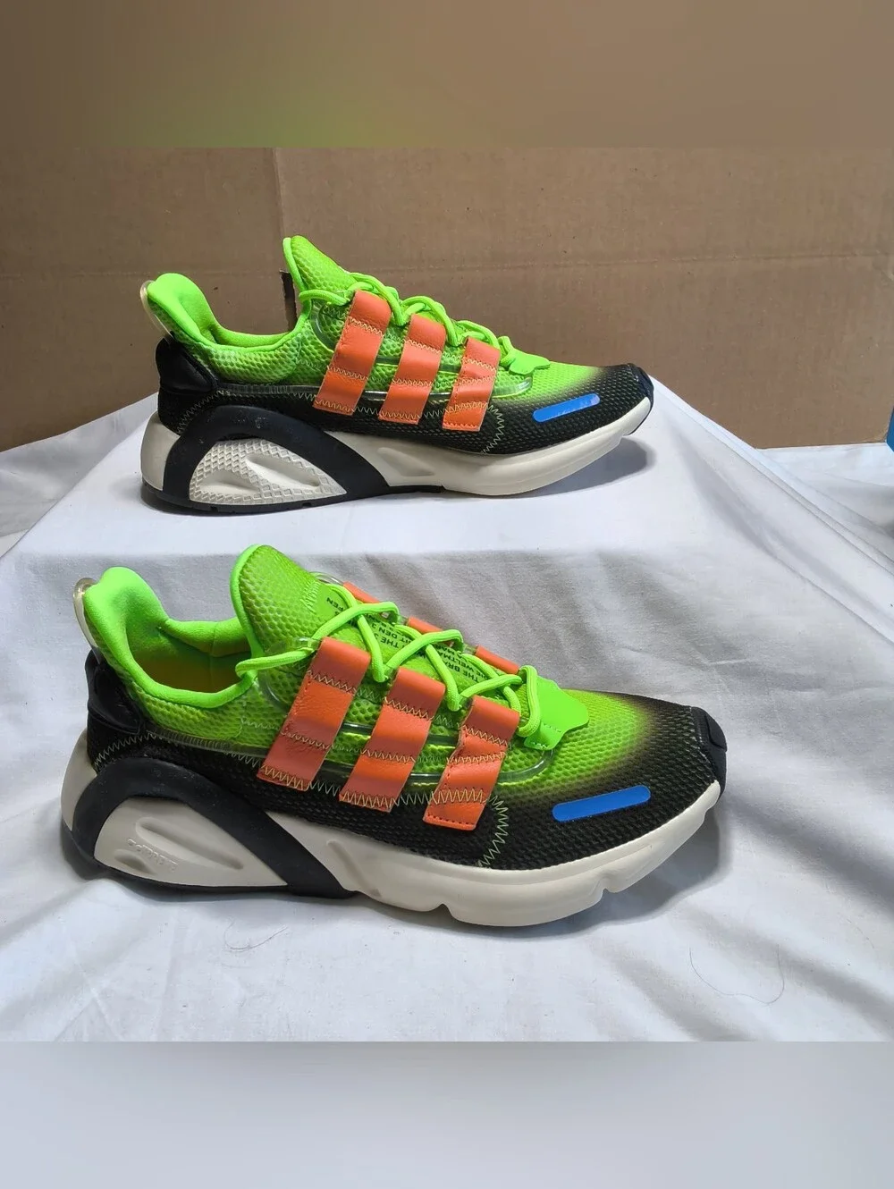 Adidas Originals LXCON X-Model Black Volt Green EG0386 Men's Size 8